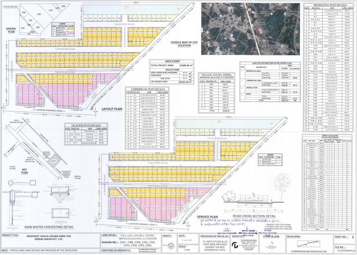 Anaya Crown Park Map Layout